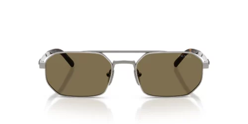 23J90F - Satin Gunmetal frame / Light Brown lenses