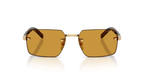 5AK50P - Gold frame / Dark Honey lenses