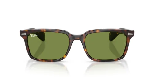 902/4E - Havana frame / Green lenses