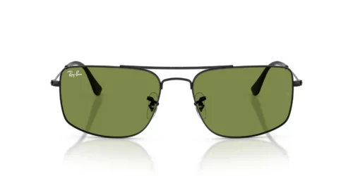 002/4E - Black frame / Green lenses
