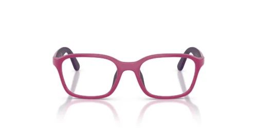 3933 - Fucsia & Rubber Violet frame / Clear lenses