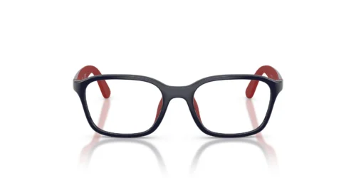 7513 - Blue/Rubber Red frame / Clear lenses