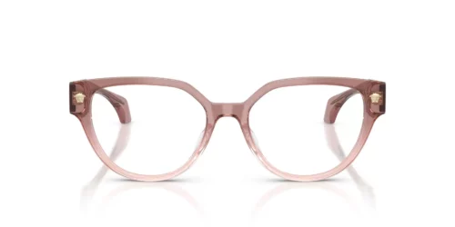 5435 - Brown Gradient Pink frame / Clear lenses