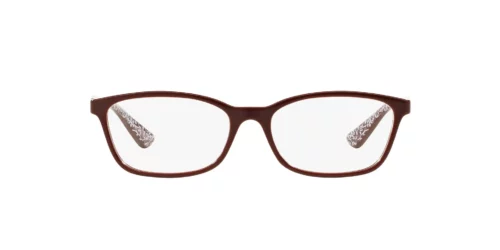 2362 - Monture bordeaux / Verres transparents