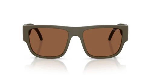3051/2 - Green Matte Inside/Outside frame / Coffee lenses