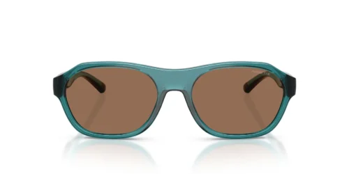 304673 - Transparent Petrol frame / Dark Brown lenses