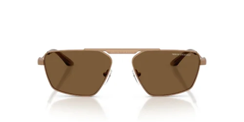 611473 - Matte Rose Gold frame / Brown lenses