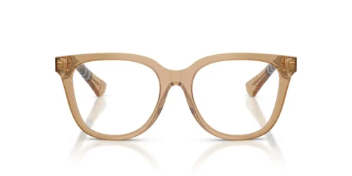 4164 - Beige montuur / Transparante lenzen