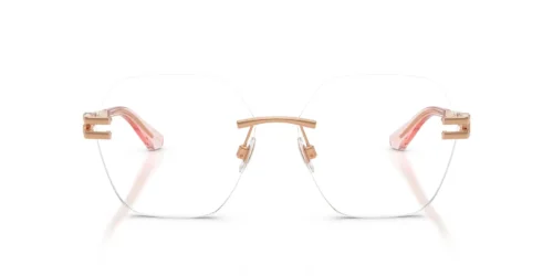1298 - Rose Gold frame / Clear lenses