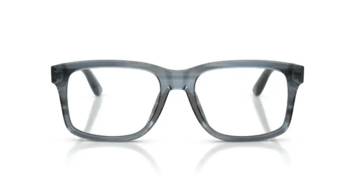Dolce & Gabbana DG3453 Cornice blu trasparente su righe blu