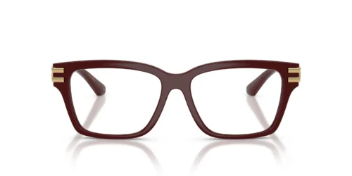 3091 - Bordeaux båge / Klara glas