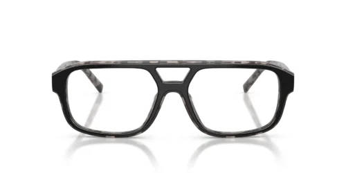 2068 - Top Nero/Tartaruga Ghiaccio frame / Clear lenses