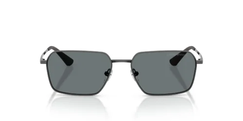344480 - Matte Anticate Silver frame / DARK BLUE lenses
