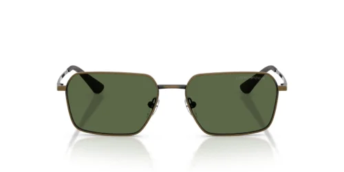 344671 - Shiny Anticate Gold frame / DARK GREEN lenses