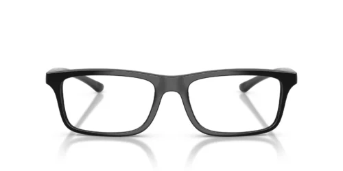 Emporio Armani  EA3285U Błyszcząca czarno-brązowa gumowa rama