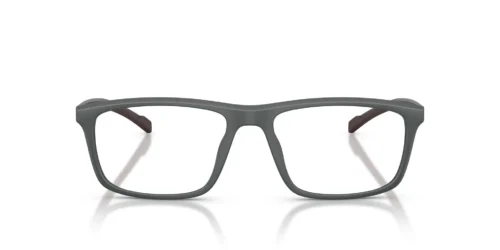 6205 - Montatura grigio opaco / Lenti trasparenti