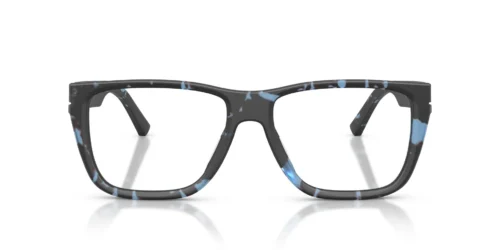 773 - Havana Blue Matte frame / Clear lenses