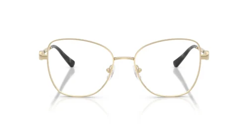 1014 - Monture or clair / Verres transparents