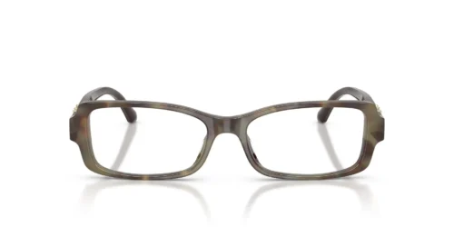 4061 - Brown Camo Tortoise frame / Clear lenses
