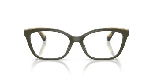 3902 - Olive frame / Clear lenses