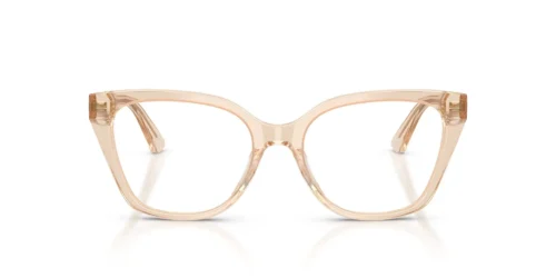 4050 - Beige Transparent frame / Clear lenses