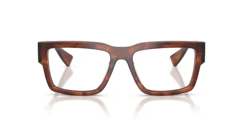 Miu Miu MU02XV Striped Tobacco Frame