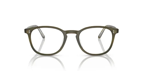 1318 - Semi Matte Moss Tortoise frame / Clear lenses