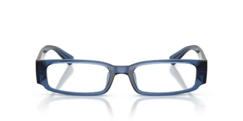 5717 - Shiny Transparent Blue frame / Clear lenses