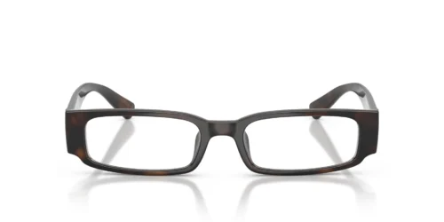 5860 - Shiny Dark Havana frame / Clear lenses