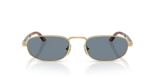 113256 - Gold frame / Light Blue lenses