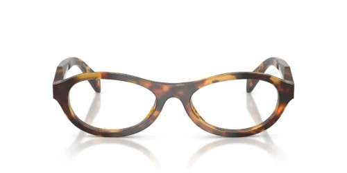 14L1O1 - Honningskildpaddefarvet stel / Klare glas