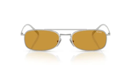 1BC50P - Silver frame / Dark Honey lenses
