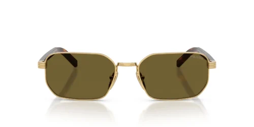 5AK09Z - Gold frame / Brown lenses