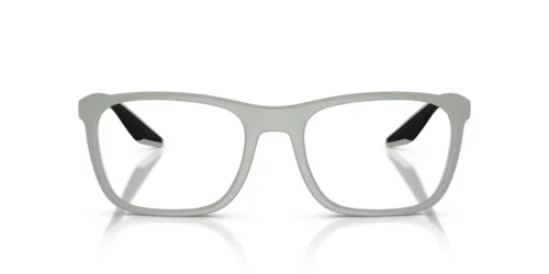 27U1O1 - Montura gris mate / Lentes transparentes