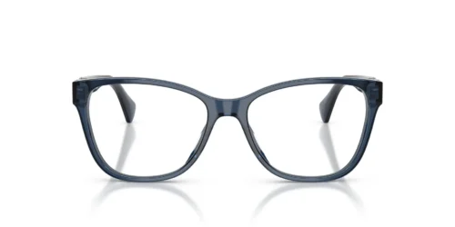 6119 - Monture cristal bleu / Verres transparents