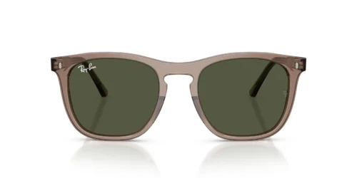 845731 - Transparent Light Brown frame / Green lenses