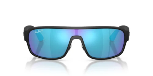 901SA1 - Black frame / Green Mirror Silver Polarised+ lenses