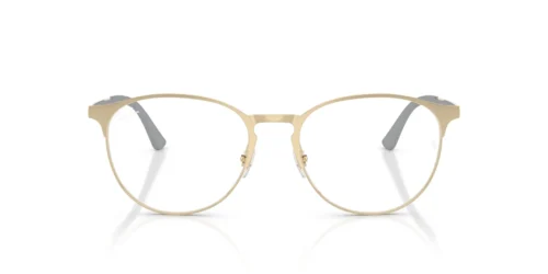 2993 - Montura color oro pálido / Lentes transparentes