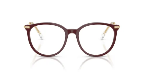 1008 - Burgundy frame / Clear lenses