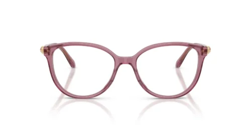 1121 - Transparent Dusty Rose frame / Clear lenses