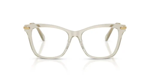 3003 - Montatura beige trasparente / Lenti trasparenti