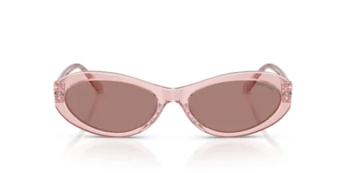 110573 - Transparent Pink frame / Light Brown lenses