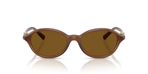847183 - Transparent Honey frame / Dark Brown Polarized lenses