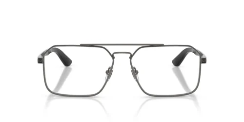 1527 - Gunmetal Versace frame / Clear lenses