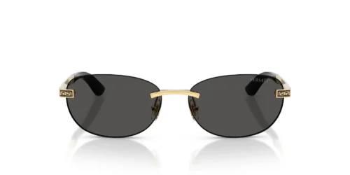 152387 - Gold Versace frame / DARK GREY lenses