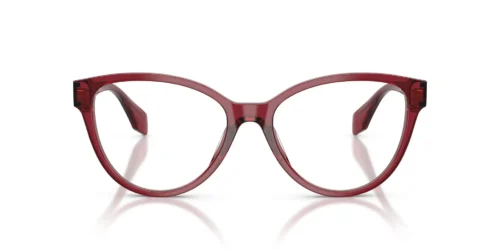 388 - Transparent Red frame / Clear lenses