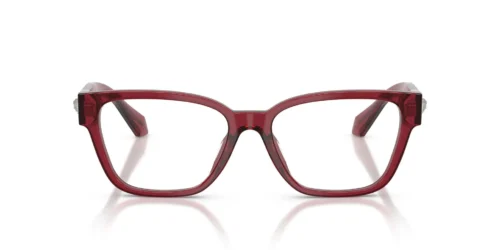 388 - Transparent Red frame / Clear lenses