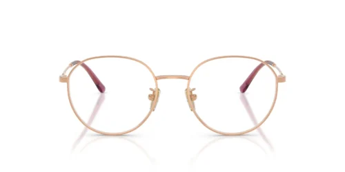 5152 - Monture or rose / Verres transparents