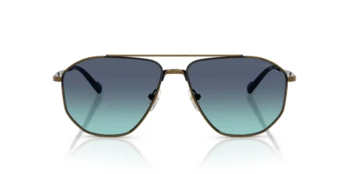51374S - Antique Gold frame / Azure Gradient Dark Blue lenses