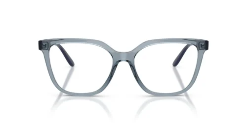 2966 - Monture bleu clair transparent / Verres transparents